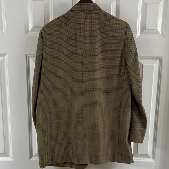 Joseph and Feiss Elegant Brown Checkered Men's Blazer. Sz 42R. Barely Worn! - Picture 3 of 5